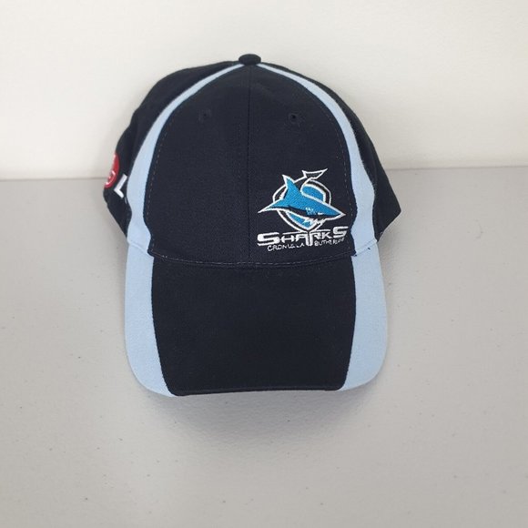ISC Other - NRL Cronulla Sutherland Sharks Training Cap Hat ISC NEW Jersey Football Black